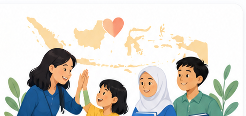 Guru dan pelajar Indonesia merayakan pendidikan inklusif
